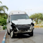 LCV (Light Commercial Vehicle) after a road car accident LCV (Light Commercial Vehicle) after a road car accident