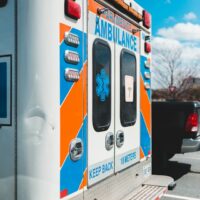 Image of the back of an ambulance, representing how seriously injured individuals need a West Virginia lawyer for serious injury claims like the ones at Burke, Schultz, Harman & Jenkinson.