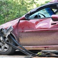 Image of a car wreck, representing the services provided by Martinsburg personal injury attorneys at Burke, Schultz, Harman & Jenkinson.